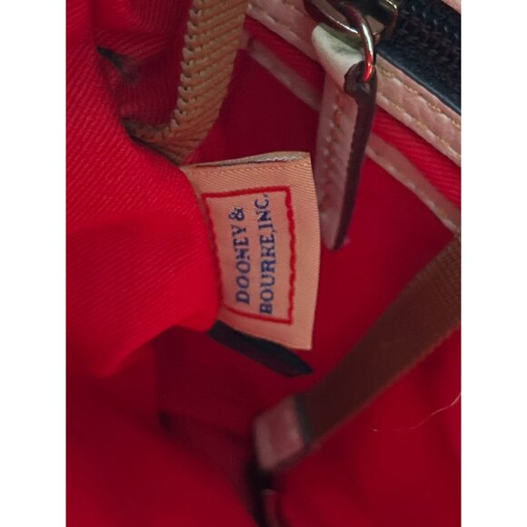 Dooney & Bourke Vintage Cream Leather Crossbody Bag With Tassel - Picture 4 of 16